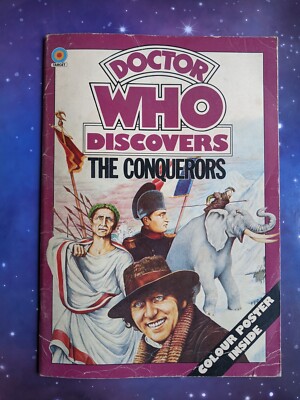 Doctor Who Discovers The Conquerors Target Book & Poster Vintage Paperback