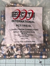 PCT International  MALE CONNECTOR COMPRESSION PCT-TRS 6L  (10 Pcs )