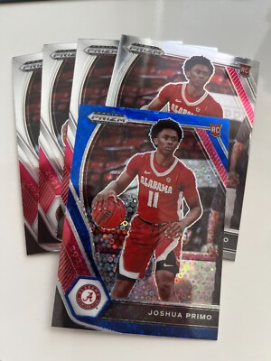 JOSHUA PRIMO Lot x5 2021-22 Panini Prizm H2 Draft #50 BLUE circles PRIZM RC