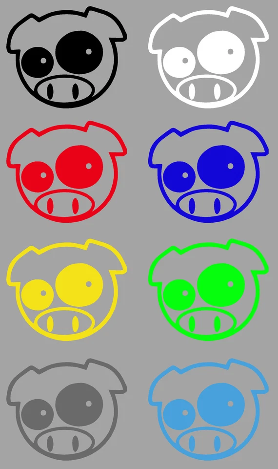 Aufkleber Sticker Driftpig Drift Pig Schwein JDM Auto driften Tuning div. Farben