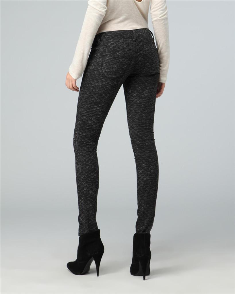 Vintage Havana Python Print Jeans Black/Gray Womens sz 26 Vintage Havana Python Print Jeans Black/Gray Womens sz 26