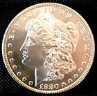 1880-S MORGAN SILVER DOLLAR San Francisco US Mint 90% Silver 1880 S Collectible