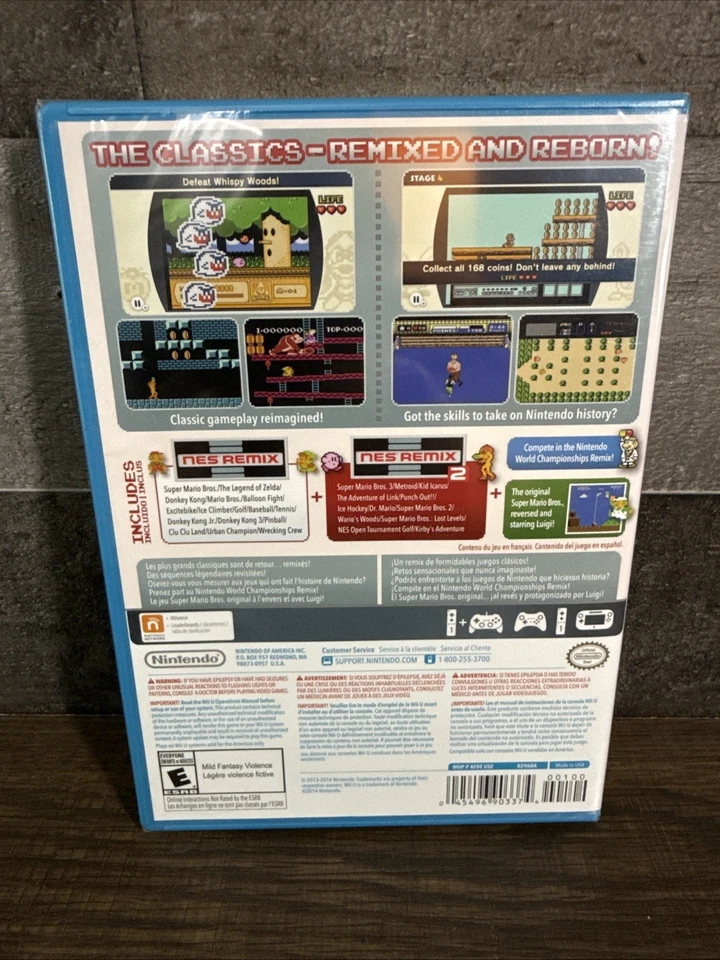 NES Remix Pack / Nintendo Wii U / 2014 / US Version / New & Sealed - Image 2 of 3