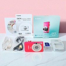 Canon IXY DIGITAL 110 IS Red PowerShot 10.0MP Digital Camera with Box