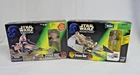 Lot of 2 1996 - 1997 STAR WARS POTF & EU Power Racing Speeder Bikes NIB