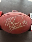 Michael Strahan Signed Wilson The Duke NFL Football New Orleans Saints