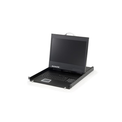 LevelOne KVM-8901FR 19'' Widescreen LCD KVM Rack Console