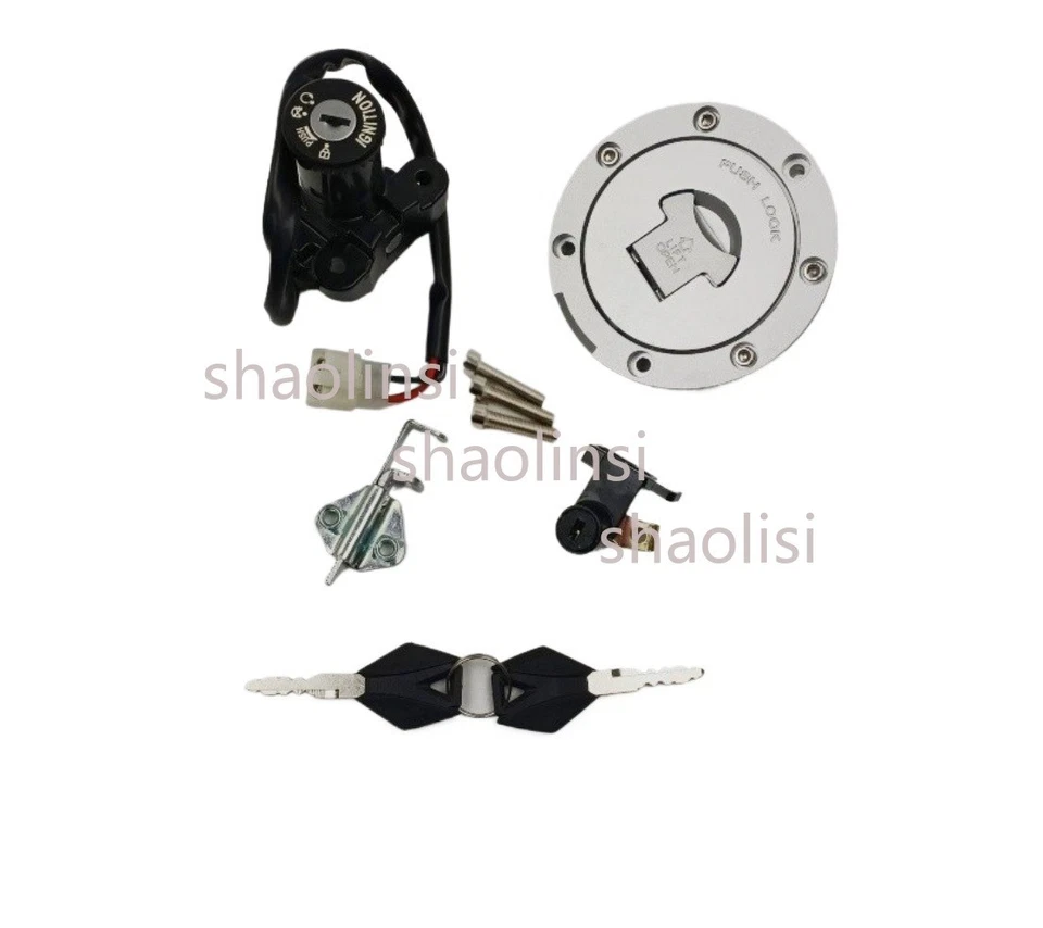 For CFMOTO NK400 NK650 CF650MT Ignition Switch Key Electric DoorFuel Tank Lock - Image 2 of 4