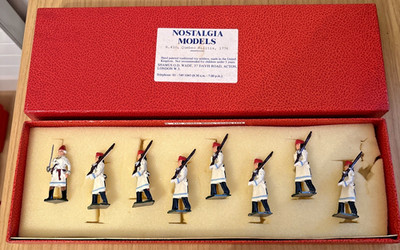 ZE170:  NOSTALGIA MODELS - #410  QUEBEC MILITIA 1776 - AMERICAN REVOLUTION