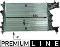 MotorküHler WasserküHler Premium Line Mahle CR 2114 000P FüR Opel Astra Caravan