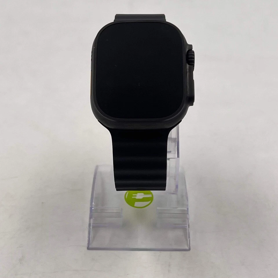 Apple Watch Ultra 2nd Gen 49MM Black Titanium & Black OceanBand!  100% Batt heal - Image 3 of 4
