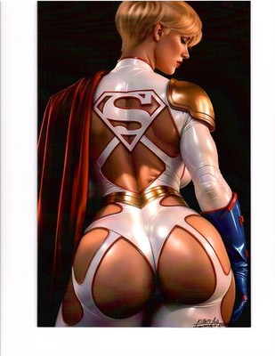 Cool Comics Gallery Fernando Rocha Power Girl Nice Variant Ltd to 100 NM-