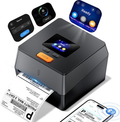 Phomemo Versand Thermo Etikettendrucker 4x6 Bluetooth kompatibel Royal Mail, DPD