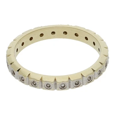 Diamant Memoirering 585/ 14 K Gold 22 Diamanten Gr 52 Schmuck Memory R02.8392 - Bild 1 von 3