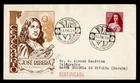 DR WHO 1954 SPAIN FDC RIBERA ART DD CACHET M81285