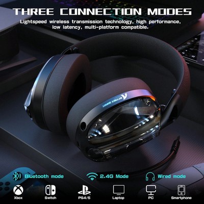 ATTACK SHARK L60 Kabellose Over Ear Gaming Kopfhörer mit Billig24
