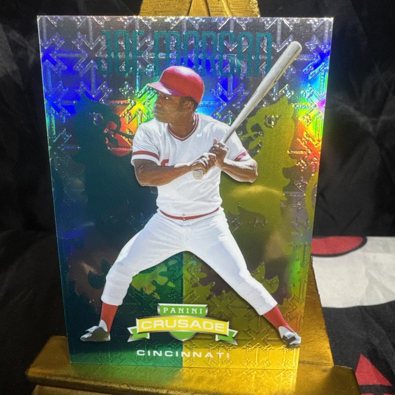2024 Panini Crusade JOE MORGAN #33 Green Crusade /199 Reds