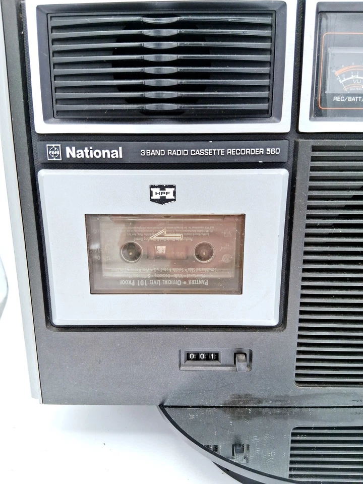 National Panasonic RQ-560 3 Band Radio Cassette Recorder Japan 1970s TAPE Works - Image 2 of 4