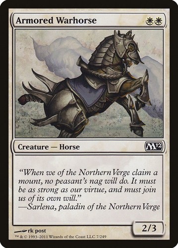 Armored Warhorse (7/249) - Magic 2012 (M12)