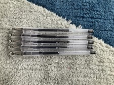 IKON  K1 GEL ROLLER PENS BLACK X 5