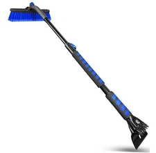 44'' Snow Brush Ice Scraper for Car Windshield Window, Extendable Snow 44 Inch