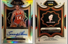 2024-25 Panini Select #SC-WIL Lenny Wilkens Selection Committee Auto Silver