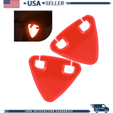 2-pack Red Reflective Triangle Safety Sign Mountain And Road Bikes 2-pack Red Reflective Triangle Safety Sign Mountain And Road Bikes