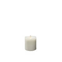 Konstsmide Weihnachtsbeleuchtung LED Echtwachskerze Cremeweiß 3D 11,4Cm