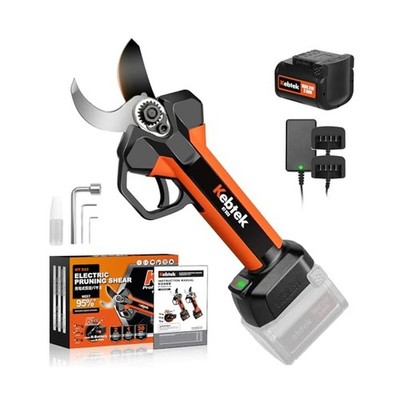 Kebtek 33MM Professional Pruning Shears Battery Powered Brushless | KPRO 21V ...