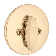 Kwikset Single Security Cylinder Deadbolt Polished Brass Microban 660 96600-675