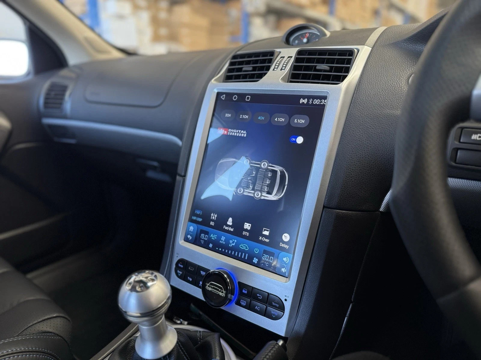 Ford Falcon Ba Bf Unit | SatNav | Wireless Apple CarPlay + GPS | 12.1 Inch | V6