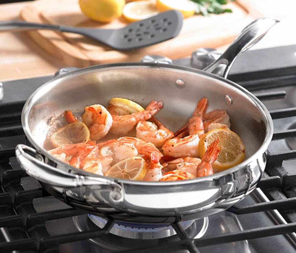 Princess house Try-Ply Stainless Steel 11ʺ Skillet 6600 | eBay