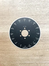 Superior Electric Staco Variac 4in Double Sided 120v 140v Dial Plate NOS Genuine