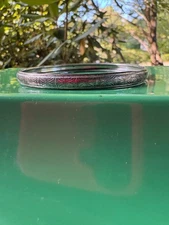 Vintage RARE DESIGN Bangle Bracelet made by BEAU Solid substantial