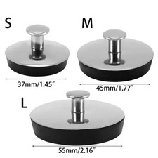 Stainless Steel Bath Sink Plug Stopper S/M/L Fit Basin Kitchen Bathroom Drain