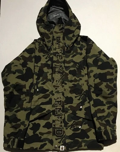 Bape X Mastermind Camo goretex snowboard jacket video thumbnail