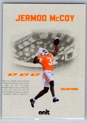 Jermod McCoy Vestige Insert Tennessee Volunteers 2025 Onit Football