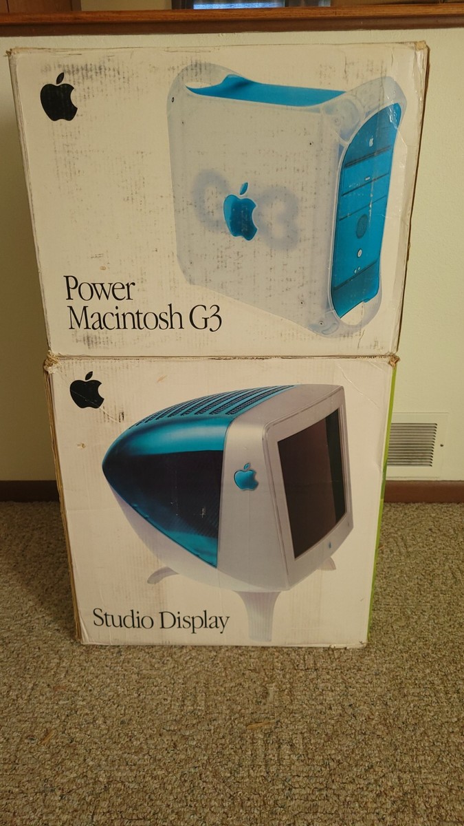 Apple PowerMac G3 Yosemite + 17 Studio Display, Boxes, Original