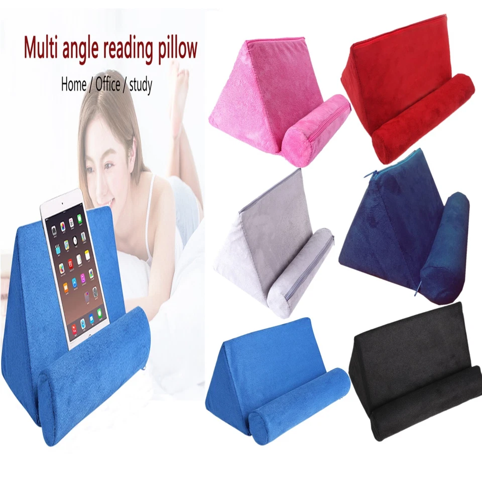 Phone Tablet Read Holder Stand Foam Lap Rest Cushion Multi-Angle Pillow for iPad - Image 4 of 4