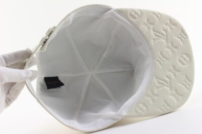 Louis Vuitton Virgil Monogram Taurillon Leather Casquette  display picture 3