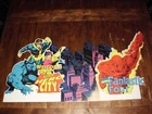 VINTAGE MARVEL RARE X-MEN FANTASTIC FOUR TOY STORE DISPLAY HUGE 4 FT. LONG 1994