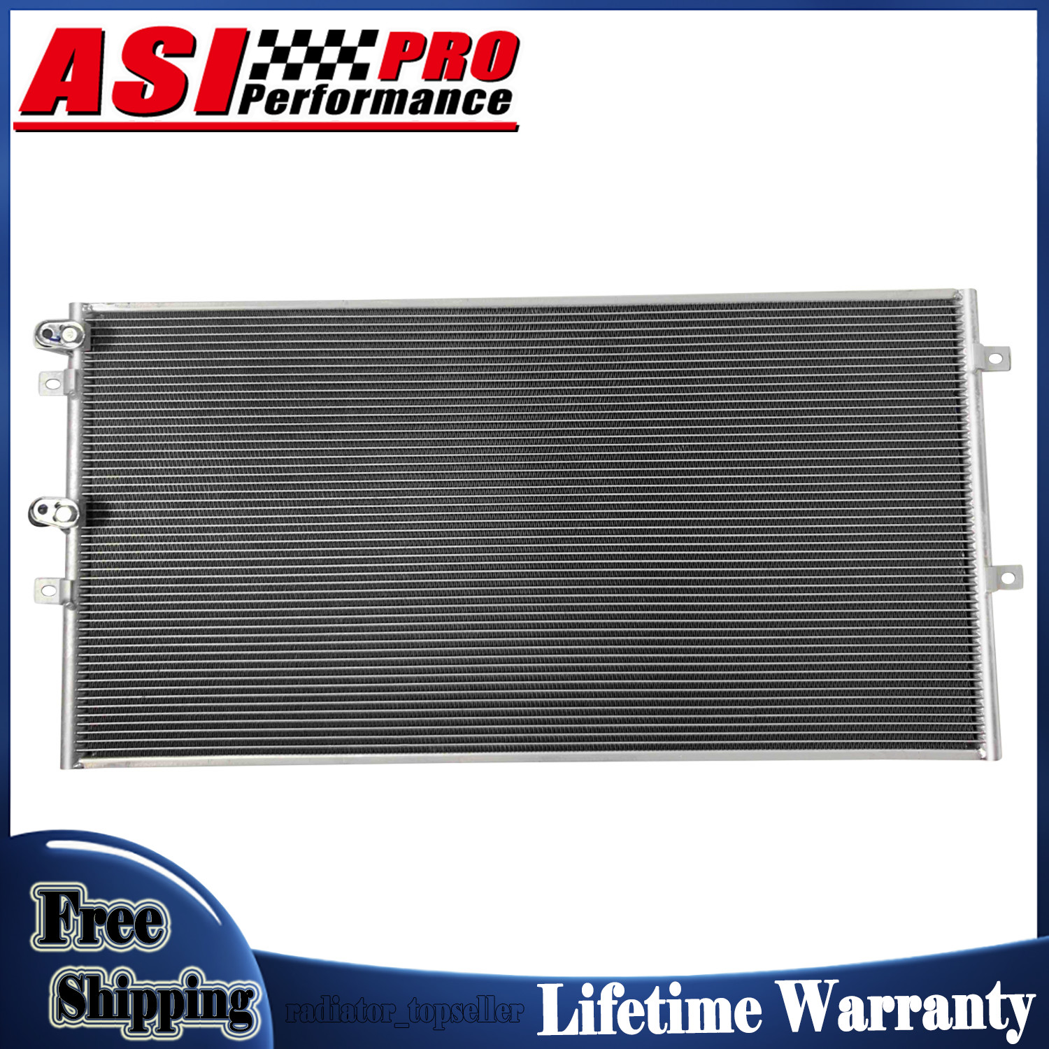 AC Condenser Fits 2004-2014 Bentley Continental Gt  Gtc Flying Spur 6.0L W12 ASI