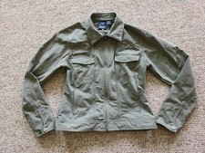 Rare Cloudveil Women's Woven Yellowstone Club Jacket Green Sz Small S Full Zip