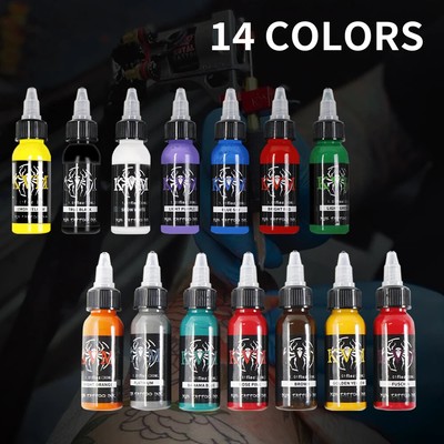 30ml 14color Tattoo Ink Pigment Professional Beauty Paints Makeup Semi-permanent