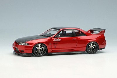 Make Up EM489D 1/43 Garage Active R33 GT-R Breit Körper Concept Rot Eidolon