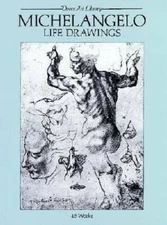 Michelangelo Life Drawings (Dover Fine Art, History of Art) - Paperback - GOOD