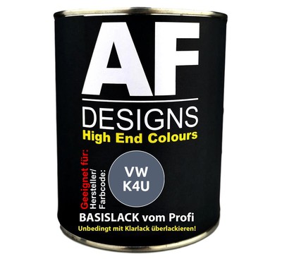 1L Autolack für VW K4U Ice Grey Violet Metallic  Autolack Spritzfertig