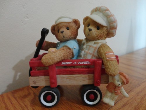Lote de 4 Cherished Teddies Molly Colby Letty Booker y Fletcher Wagon Scooter - Imagen 7 de 13
