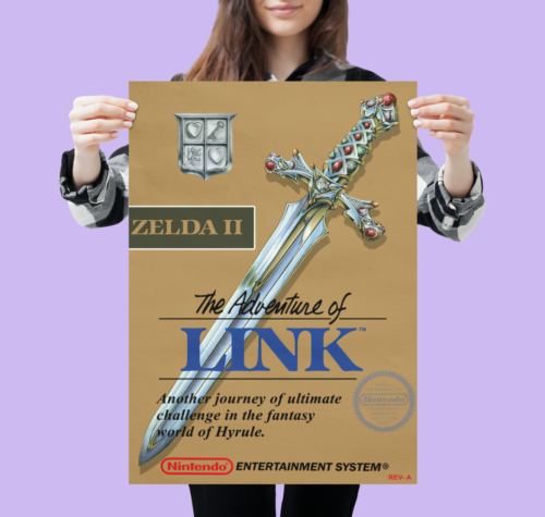Retro NES Poster Vintage Super Nintendo Poster 80er 90er Jahre Wandkunst A5 A4 A3 A2 - Bild 52 von 52