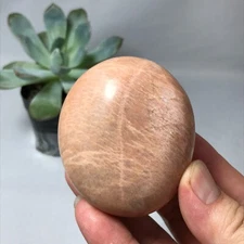 67mm Natural orange moonstone polish/rough Crystal specimens Mineral 194g g6646